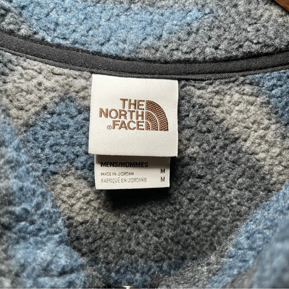 North Face Men’s Textured Cap Rock Southwest Patterned 1/2 Zip Pullover Size M - Picture 4 of 8